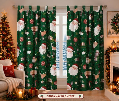 Cortina Merry Christmas Lunara Surtida