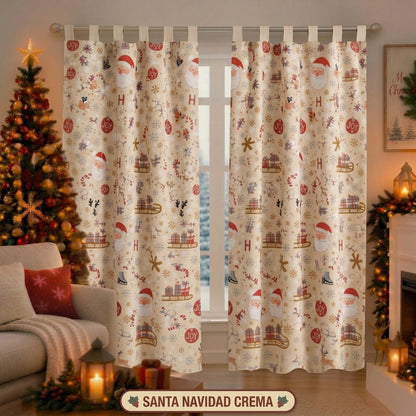 Cortina Merry Christmas Lunara Surtida